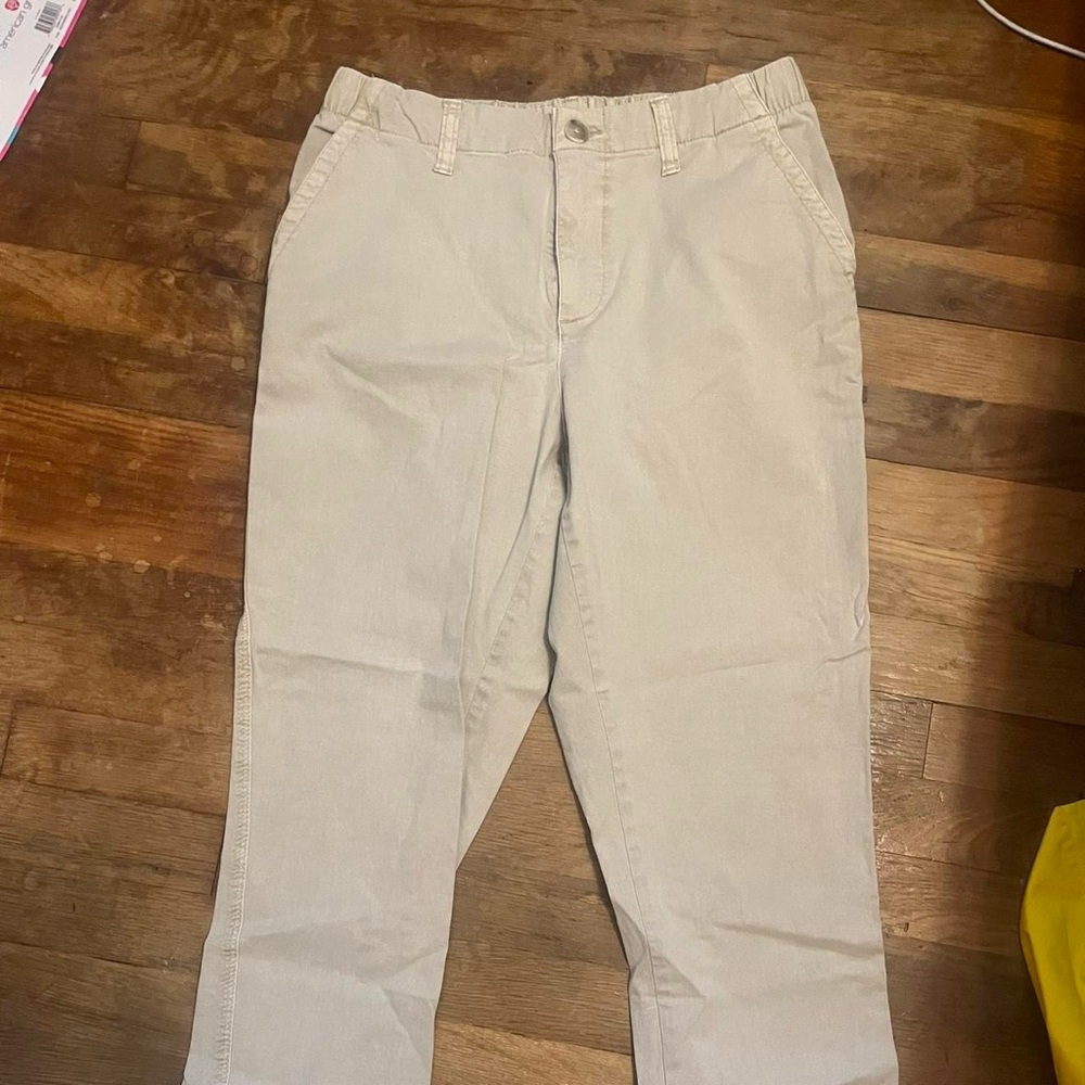 Old Navy Tan Trousers Classic Straight-Leg